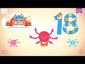 Endless Numbers 18 | Learn Number Eighteen | Fun Learning for Kids