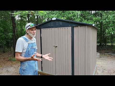 Are They Worth IT? Metal Garden Shed Patiowell