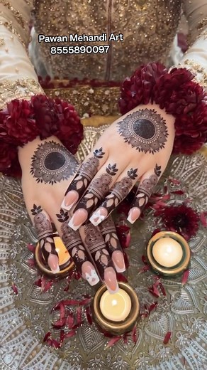 120K views · 938 reactions | पवन मेहंदी Art 8555890097 home service...