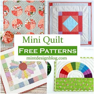 16 Free Modern Mini Quilt Patterns