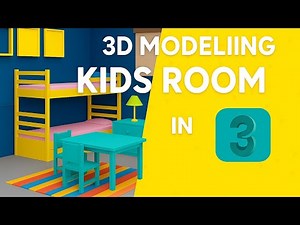 3DsMax Tutorials | How TO Model A Kids Room From Scratch In 3ds Max ( For Beginners)