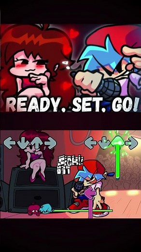FNF - READY, SET, GO! [FULL] (Nahh_412 Mod) (FNF MOD) #shorts