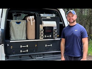 5th Gen 4Runner Drawer System-Fridge, Stove, Running Water, Spice Rack