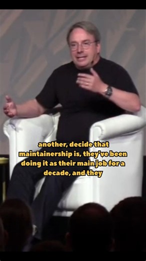 Linus Torvalds Explains The Maintainer Problem #shorts #linux #programmer #developer