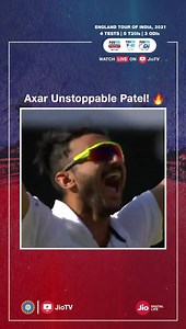 2.9M views · 62K reactions | Catch the #INDvsENG Test series LIVE & FREE on Jio Cricket! 朗 Video courtesy: BCCI #INDvsENGonJioTV #INDvENG #TeamIndia #AxarPatel #Axar #TestCricket #PinkBallTest | JioTV | Facebook
