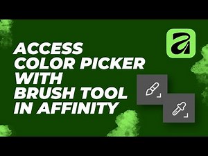 Affinity 3 Pro Trick: Use the Brush Tool to Pick Colors in Affinity 3