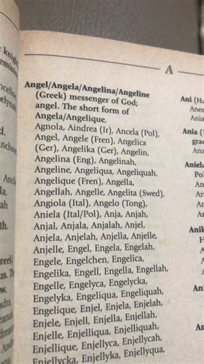 Angela Name Ideas and Angelic Names for Girls