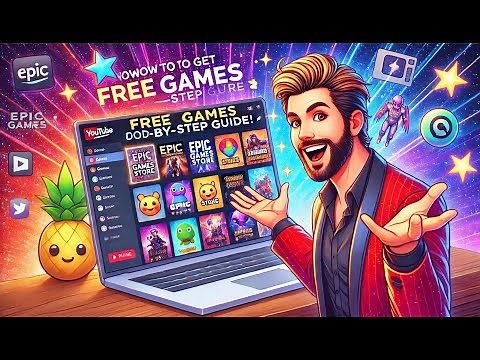 How to Get FREE Games on Epic Games Store (Step-by-Step Guide!) 🎮✨ Hosted by Adam Galaxy.