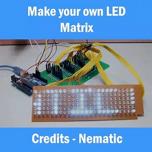 42K views · 385 reactions | Easy to build LED matrix. Watch the full video here -> https://youtu.be/evA4Fp1G76E | Gadgetronicx | Facebook