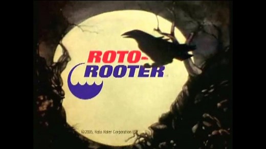 This famous TV commercial has signaled autumn's arrival for 37 years! "The Raving" is our take on Edgar Allan Poe's famous poem, The Raven, and we actually get requests for it every fall. | Roto-Rooter