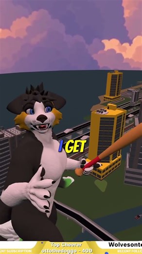 Destroying Buildings | VRC Macro Meetup #furry #vtuber #vrchat #macro