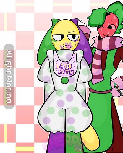 🧁EAT IT UP🍓🍪🍫[#dandysworld #fypviralシviral #alightmotion #animation