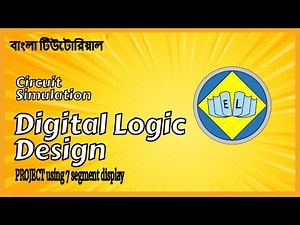 7 segment display project in Logisim