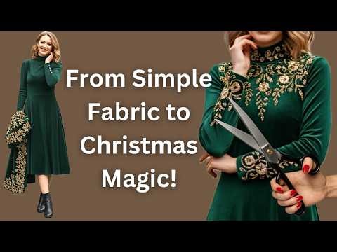 The Easiest Dress Pattern: Get the Stunning, High-End Look with Just 3 Seams!