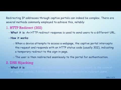 Understanding How Captive Portals Redirect IP Addresses