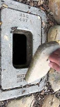 The Flume® Smart Water System: How to open your meter pit lid.