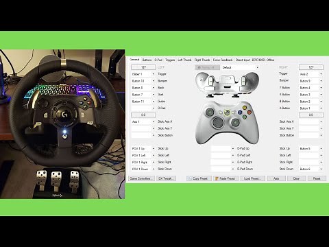 How to play any game with Logitech G920 Racing Wheel on PC