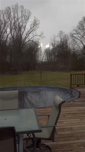 It’s snowing and windy outside ￼