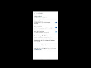 Android: How to turn on Chat (RCS)