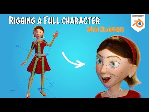 Rig a Full Character in Blender with Cloudrig add-on | Cloudrig Advanced tuto