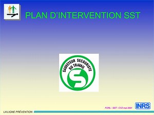 PLAN D’INTERVENTION SST - SlideServe