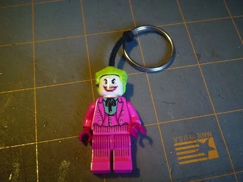 making a lego minifigure key chain