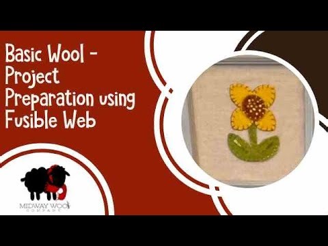 How to Cut & Stitch Wool Appliqué using Fusible Web | Wool Basics