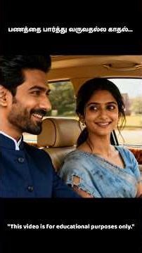 பணத்தை மட்டும் பார்த்து வருவதல்ல காதல்....