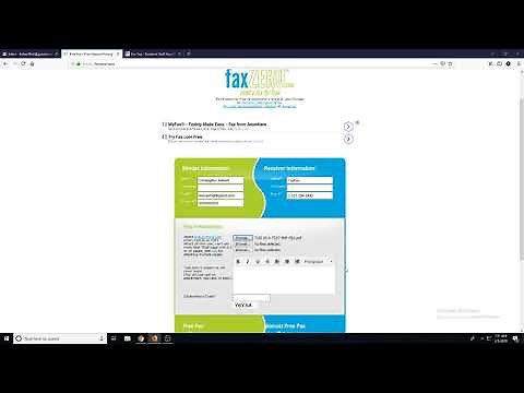 How To Send a Fax For Free and Test if it Works - FaxZero.com - FaxToy.net - Windows 10