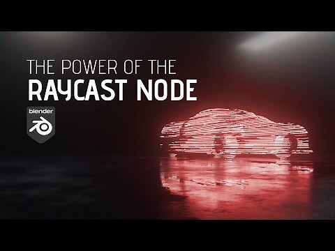 Blender 3.1 Geometry Nodes Lightbeams [Raycast Node is amazing!]