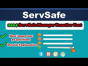 2024 ServSafe Manager Practice Test 50 Questions #1