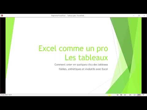 Comment faire un tableau Excel fiable, esthétique et évolutif