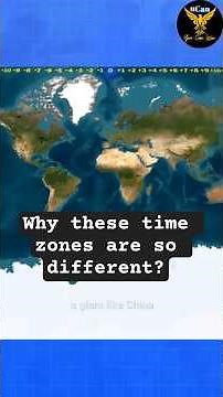 Why Time Zones Look So Weird 😳🌍#video #shorts #shortvideo #shortsfeed #timezone
