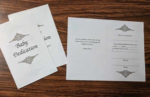 Child / Baby Dedication Certificate (Free Printable Template) Download PDF or DOC