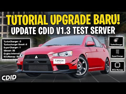 TUTORIAL LENGKAP MODIFIKASI BARU DI UPDATE CDID V1.3 - Car Driving Indonesia (Roblox)