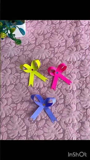 How to Make a Paper Bow in 30 Seconds| DIY Gift Bow | Easy DIY #shorts