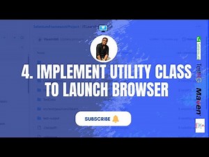 Utility class to launch Browser | Selenium Realtime Project Framework