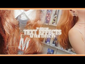 my favorite text effects on after effects | klqvsluv