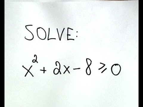 ❖ Solving Quadratic Inequalities ❖