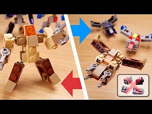 LEGO brick easy-build transformer robot tutorial Desert Jet #LEGO #MOC #レゴ変形ロボ #レゴアイデア #레고변신로봇