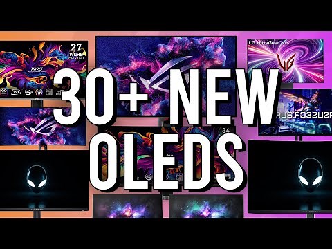 30 New OLED Monitors in 2024: 4K 240Hz, 1440p 360Hz, 1440p 480Hz, Ultrawide 240Hz & More