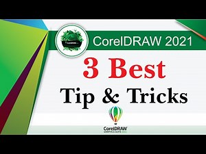 CorelDraw 2021 3.Unique Tips & Tricks Crop, Tiles, and Fonts to text tutorial by, Amjad