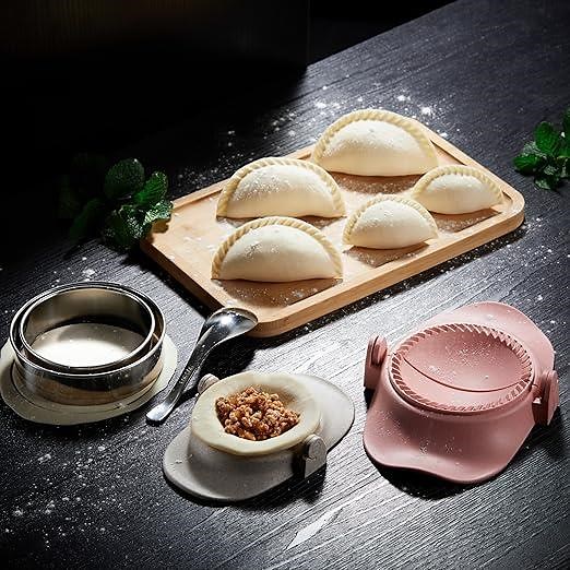 how to use the dumpling empanada press maker kit