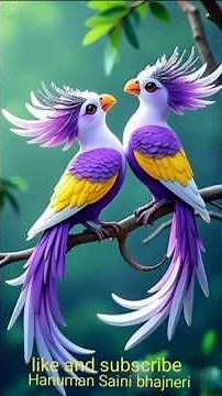 🕊️ Beauty of Birds | Stunning Colorful Birds Animation