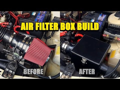 From Idea to Engine Bay! Built this custom air filter box from scrap metal. What do you think?
