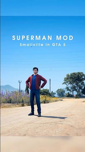 GTA 5 - Smallville Superman Mod #gta5 #gta5mods #superman