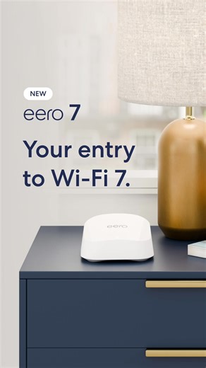Our most affordable Wi-Fi 7 router delivers fast speeds for up to 120+ connected devices. Upgrade to eero 7 now. | eero | Facebook
