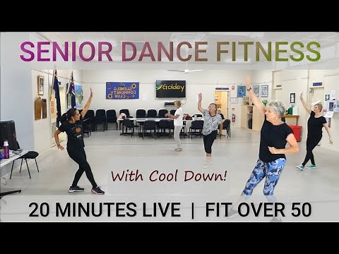 SENIOR DANCE FITNESS | 20 MINUTES LIVE | FIT OVER 50