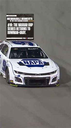 2025 Season Memorable Moment No. 10: Chase Elliott's EPIC win at Bowman Gray #racing #epic #NASCAR