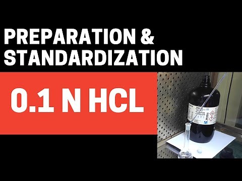 Preparation & Standardization of 0.1N Hydrochloric Acid (HCl) Solution_Chemical Preparation (Part-1)